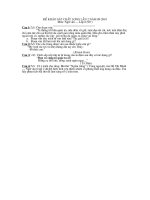 Đề KSCL kì II ngư văn 8