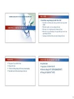 Chương 1 Chứng từ kế toán (Môn Kế Toán Tài Chính 3)