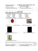 DE thi HSG Tieng Anh lop 5 .Tat Thang