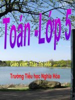 Ôn tập về đơn vị đo độ dài và đo khối lượng