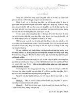 luận văn quản trị chất lượng MỘT SỐ GIẢI PHÁP NÂNG CAO CHẤT LƯỢNG SẢN PHẨM Ở CÔNG TY CƠ KHÍ HÀ NỘI