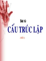 Bài 10 - Cau truc lap