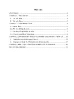 Tiểu luận môn Hệ hỗ trợ quyết định ỨNG DỤNG OLAP HỖ TRỢ QUYẾT ĐỊNH VIỆC QUẢN LÝ TÀU THUYỀN