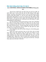 Bài dịch tiếng Anh lớp 12-bài 4