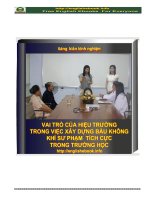 Một số kinh nghiệm quản lý công tác kiểm tra nội bộ trong trường học