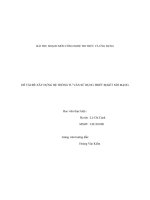 Tiểu luận Công nghệ tri thức và ứng dụng ĐỂ XÂY DỰNG HỆ THỐNG TƯ VẤN SỬ DỤNG THIẾT BỊ KẾT NỐI MẠNG