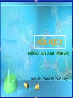 Giáo án bồi dưỡng thao giảng, thi giáo viên hoá học lớp 8 Bài 6 Đơn chất và hợp chất - phân tử (32)