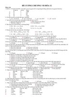 ĐỀ CUƠNG HÓA 12 . cHUONG VII