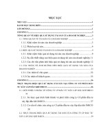 luận văn quản trị tài chính  Hiệu quả sử dụng tài sản tại Công ty Cổ phần đầu tư xây lắp dầu khí IMICO