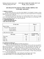 KẾ HOẠCH CNTT 2010-2011