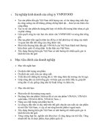 Sự nghiệp kinh doanh của công ty VNPOFOOD