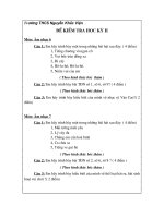 bo de thi am nhac hoc ki II cac lop 6-7-8-9/2011