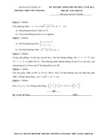 Đề thi - đáp án kỳ thi hsg trường  môn toán k10 2010-2011