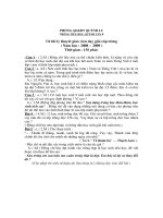 mot so đề thi hay