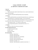 Giáo án bài mệnh đề