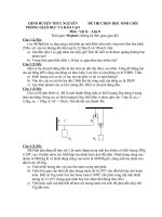 Bộ đề và đáp án tham khảo bồi dưỡng học sinh giỏi vật lý lớp 8 Thuỷ nguyên