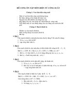 Bài tập điện tử công suất