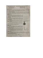 Tài liệu bồi dưỡng học sinh giỏi vật lý 8 Đề và đáp án tham khảo (18)