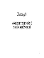 Mô hình tính toán ô nhiễm không khí-chuong 8-Nguyễn, Kỳ Phùng