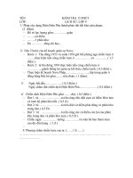 kiẻm tra 15 phút sư 9