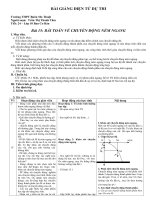 Bài giảng về bài tập ném ngang - Trần Thị Thanh Tâm