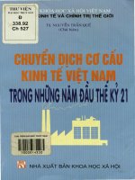 Chuyển dịch cơ cấu kinh tế Việt Nam trong những năm đầu thế kỷ 21