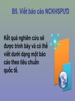 Cáh làm đề tài mới (Phần 6)