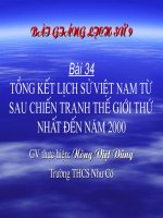 Bài 34 Tổng kết lịch sử Việt Nam