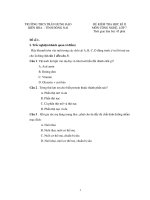 Đề HKII Công nghệ 7 - 5