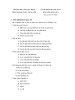 Đề HKII Sinh 8 - 6