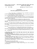 Kế hoạch phát triển giáo dục 2011-2012