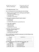 Đề HKII Lịch sử 8 - 6