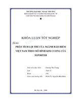 PHÂN TÍCH LỢI THẾ CỦA NGÀNH BẢO HIỂM VIỆT NAM THEO MÔ HÌNH KIM CƯƠNG CỦA M.PORTER