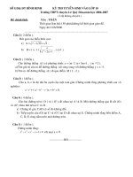 ĐỀ TUYÊN SINH VÀO LỚP 10 ( CHUYÊN)