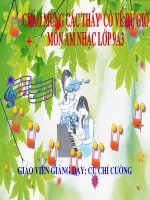 Giáo an am nhạc 9-tiet 11