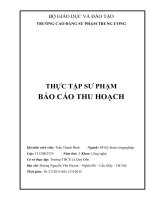 báo cáo thực tập sư phạm tại trường trung học cơ sở lê quý đôn