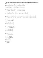 HD GIẢI BÀI TOÁN TÍNH NHANH HSG TỈNH NAM ĐỊNH NAM 2011 KHÓ
