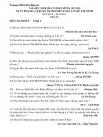 Sinh hoạt kỷ niệm ngày Đoàn thanh niên Cộng sản Hồ Chi Minh