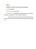 Bài thảo luận môn xác suất thống kê ước lượng điểm trung bình học phần của sinh viên đại học thương mại với môn kinh tế vĩ mô với độ tin cậy lên đến 95%