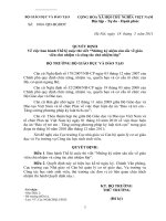 Quyết định về việc ban hành thể lệ cuộc thi viết “Những kỷ niệm sâu sắc về giáo viên chủ nhiệm và công tác chủ nhiệm lớp”