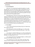 luận văn  kinh tế phát triển Đề án phát triển chăn nuôi trên địa bàn huyện Yên Thành giai đoạn 2012-2015