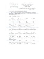 ĐỀ TOÁN HSG TỈNH NAM ĐỊNH NĂM 2010.2011