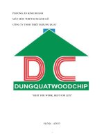 luận văn quản trị kinh doanh  PHƯƠNG ÁN KINH DOANH MÁY MÓC THIẾT BỊ NGÀNH GỖ CÔNG TY TNHH THIẾT BỊ DUNG QUAT.DOC