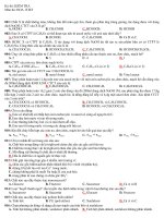 de kt 1tiet 12 30 cau trac nghiem lan 1 ki 2