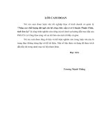 Nâng cao chất lượng đội ngũ cán bộ công chức cấp cơ sở ở huyện Thuận Châu, tỉnh Sơn La