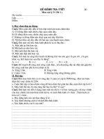 đề kiểm tra 1 tiét kì 2