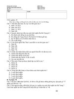 đề KT 45p sử 6