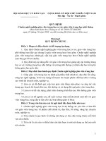 Chuẩn nghề nghiệp giáo viên THCS