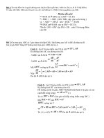 GIẢI HAI BÀI TOÁN CỦA BẠN TRÀN PHAM