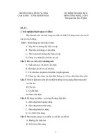 Đề thi HKII Công nghệ 8 - 3